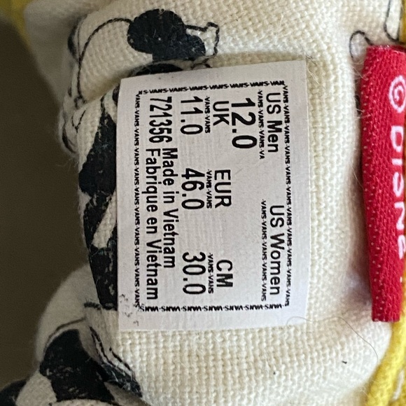 Vans x Disney Old Skool 80s Mickey Mouse Sneakers Limited Edition - Picture 3 of 10